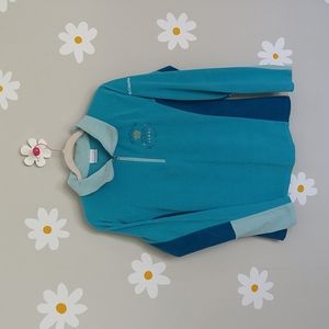 Columbia 3-Tone Turquoise Vintage 1925 "Aged To Perfection" Fleece Quarter-Zip